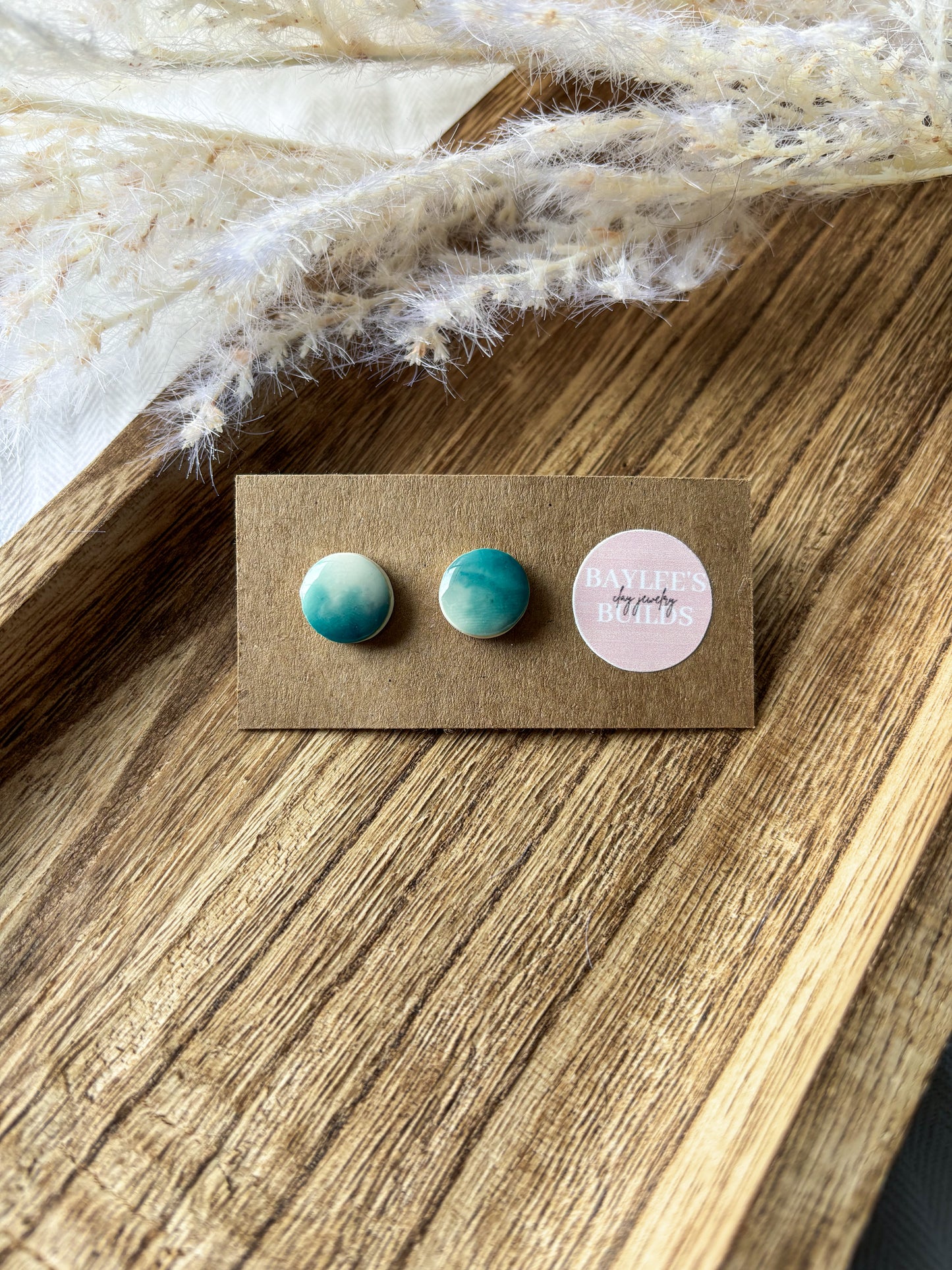 Blue Marble Studs