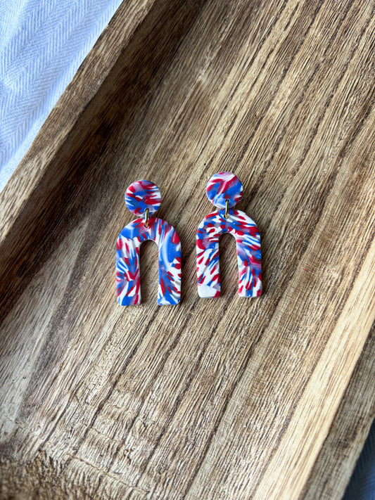 Red, White & Blue Dangles