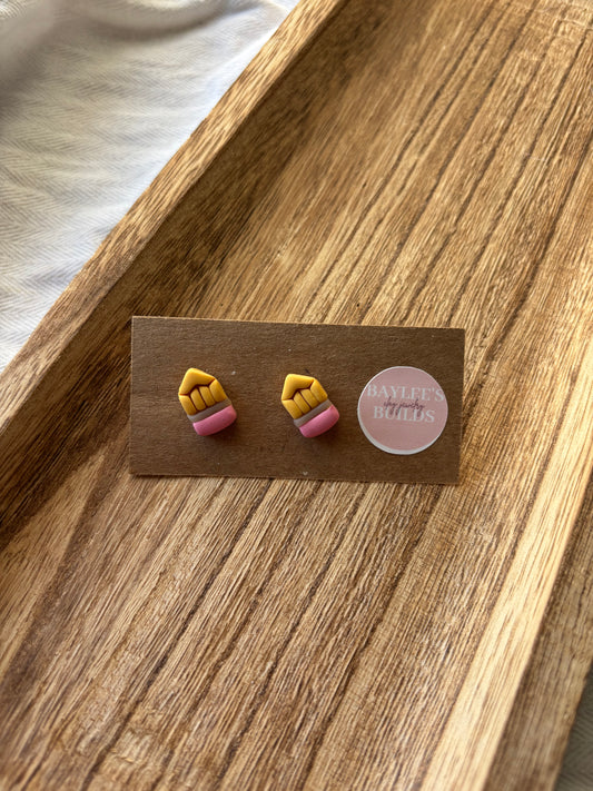 Unsharpened Pencil Studs
