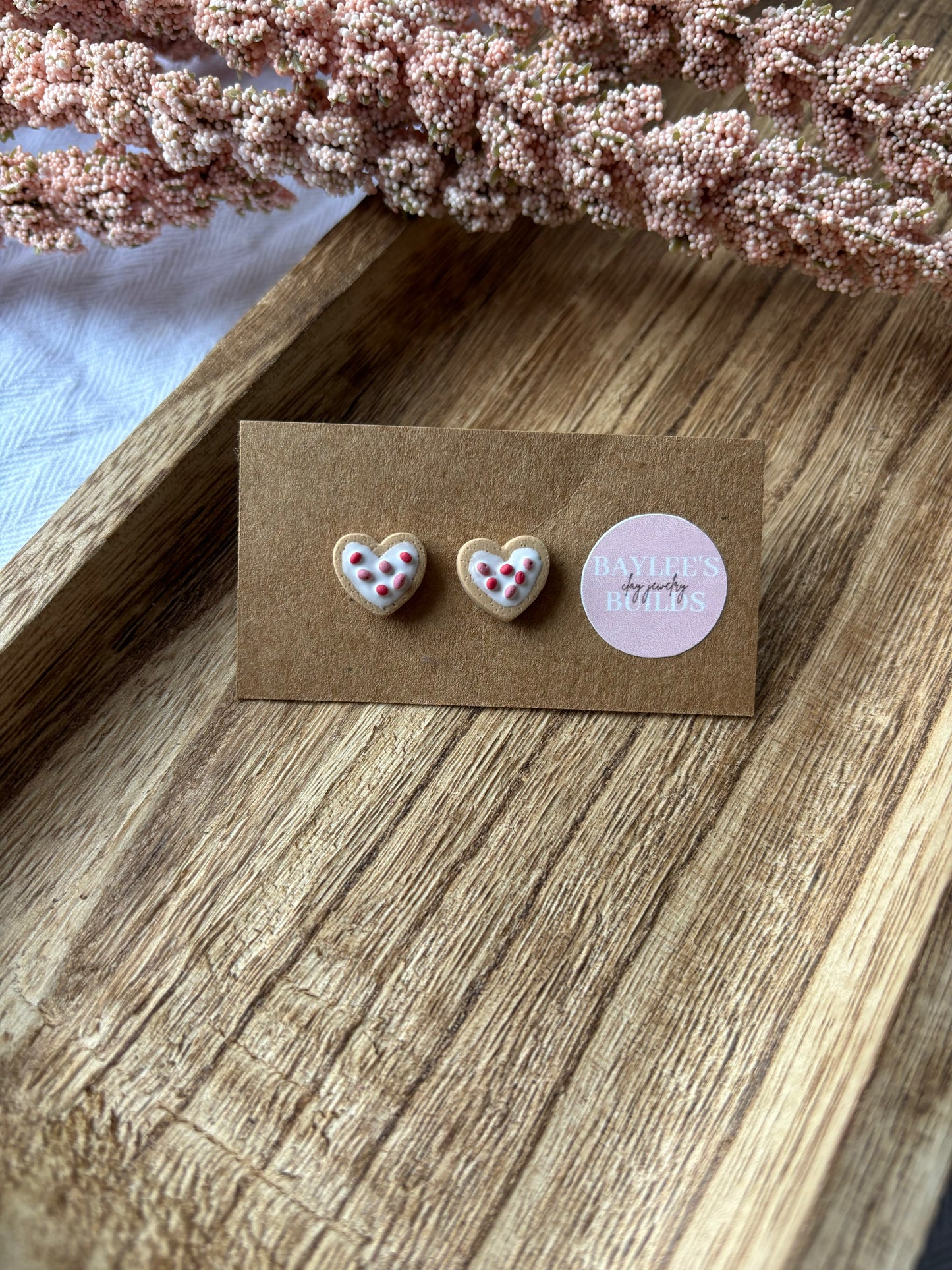 Valentine's Day Sugar Cookie Studs
