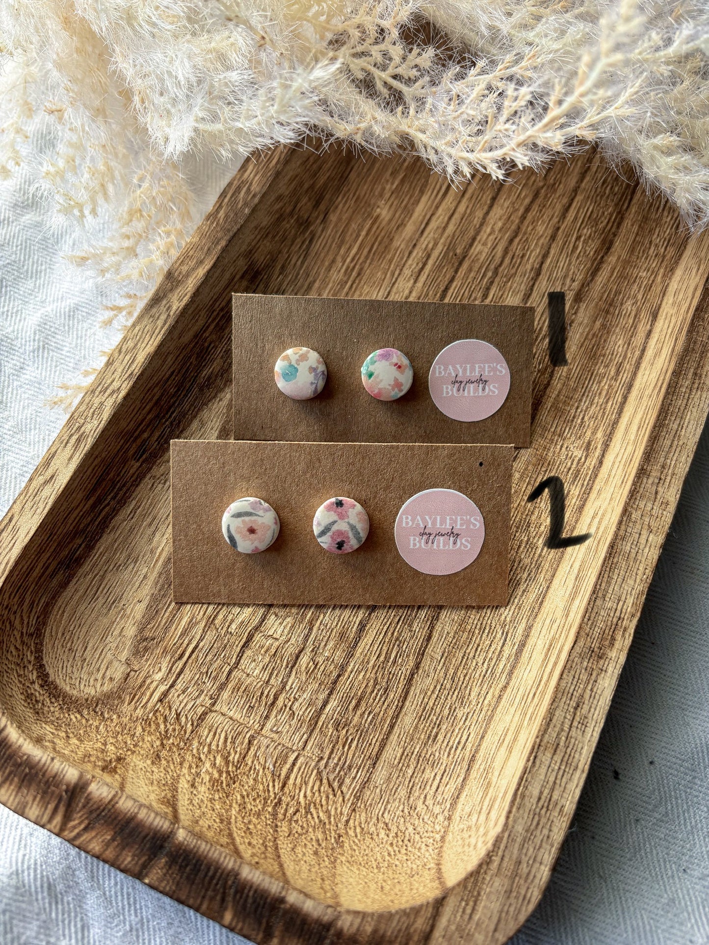 Floral Studs