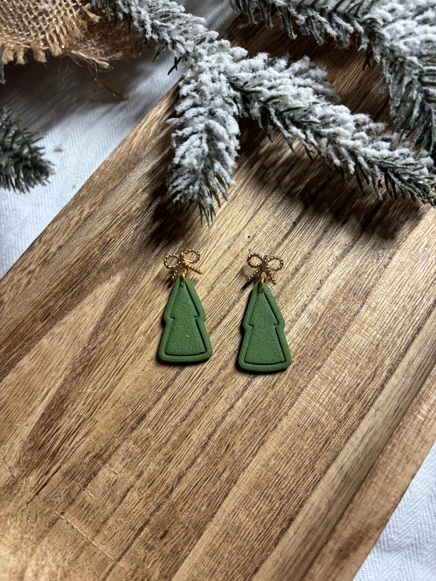 Green Trees with Bows