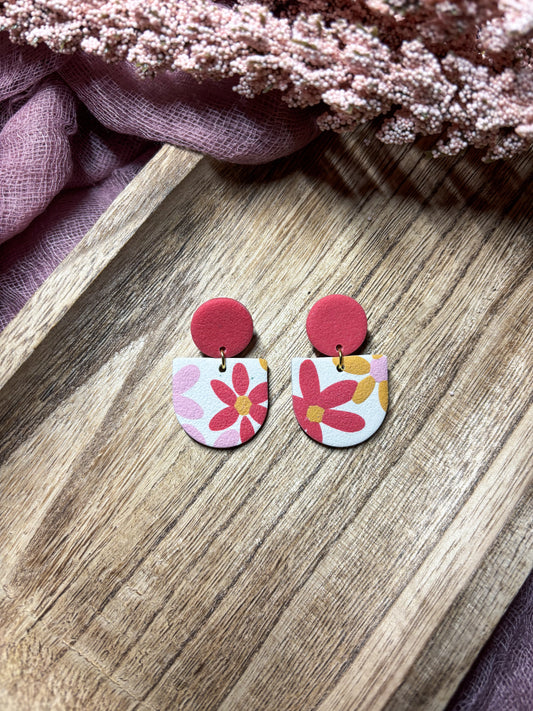 Mini Isabelle || Floral Pink Top