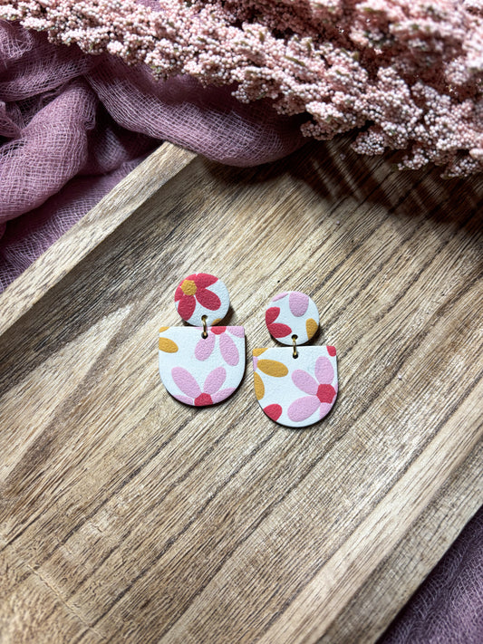 Mini Isabelle || Floral White Top