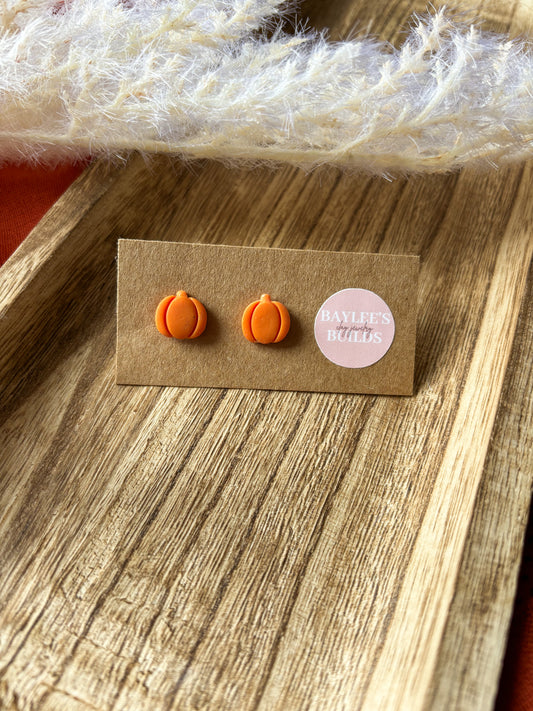 Pumpkin Studs || Orange