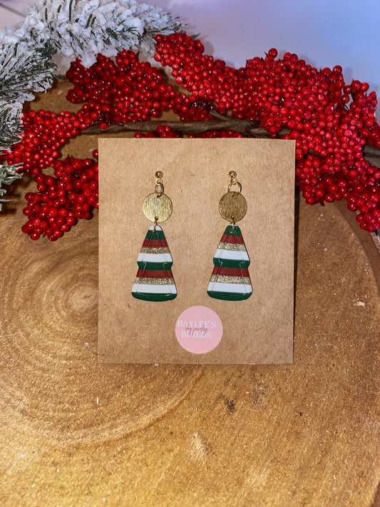 Striped Christmas Trees || Small