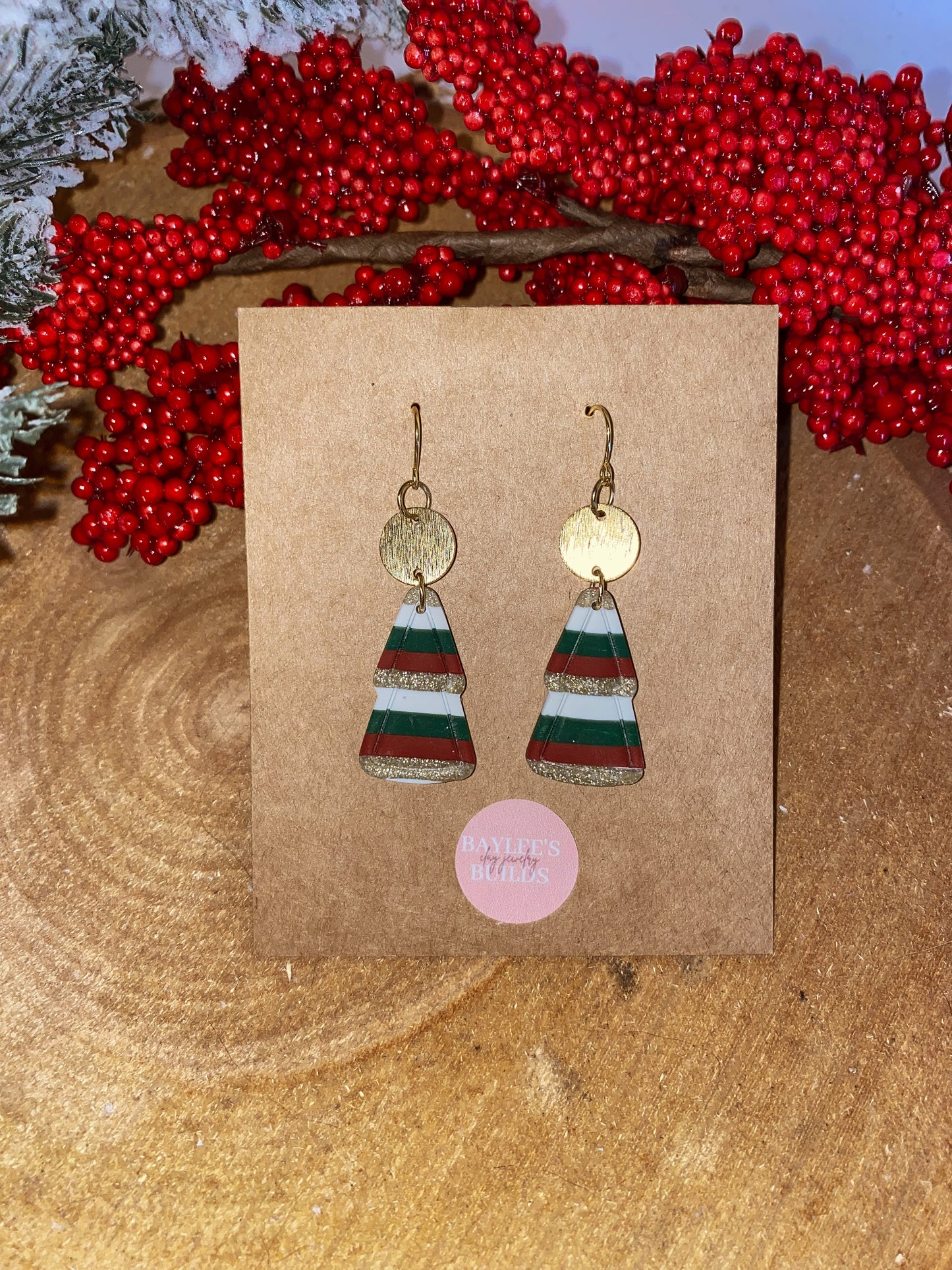 Striped Christmas Trees || Small